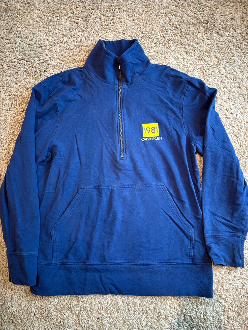 (L) Calvin Klein quarter zip